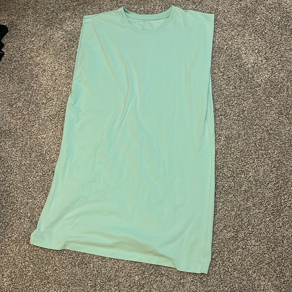 XXL teal shift dress